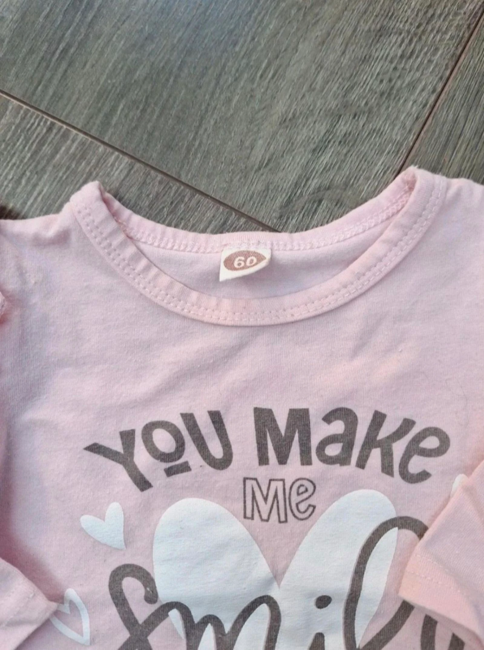 Baby set maat 62 trui roze + broek Feetje legging meisje – photo 3
